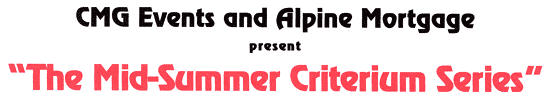 MidSummer Crit Series 7/19,7/26, 8/2