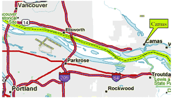 Camas map